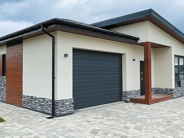 Секционные ворота 4000х2450 мм антрацитовые DoorHan RSD02, vladivostok.doorhan.ru